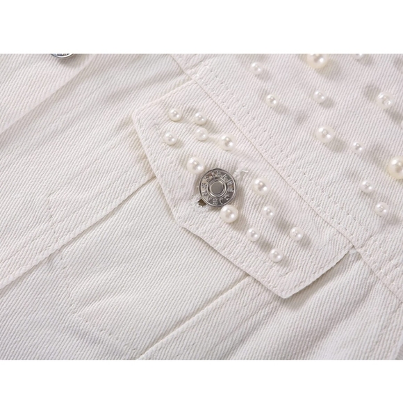 LifeShe Demin White Jacket - Picture 5 of 6